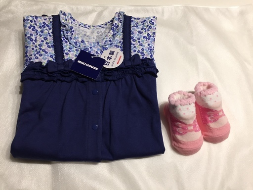 新品購入時そのまま　ミキハウス　ベビー服　プレゼントセット