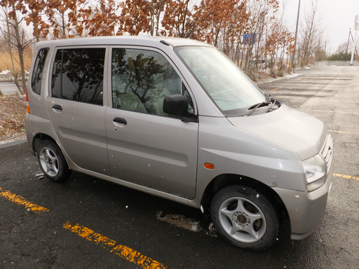 三菱 トッポBJ 3AT 4WD H12年車 車検有H30年1月 自家用 ゴールド、チャ
