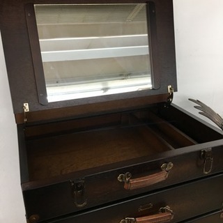 鏡付 7段チェスト