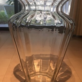 アンティーク ガラス製の花瓶、壺