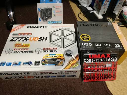 中身入れ替えに伴いCorei7　2600セット販売