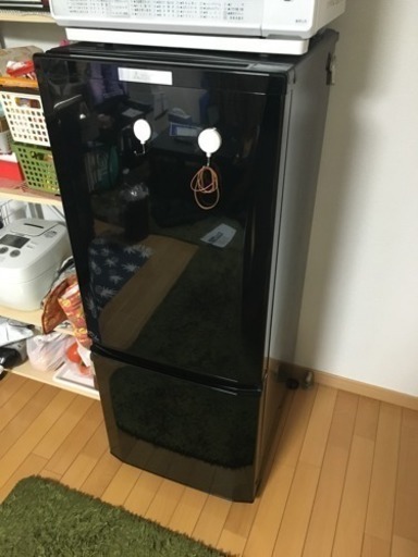 冷蔵庫146L 2015年製 三菱MR-P15Z-B 黒色