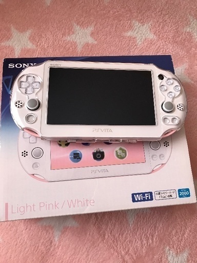 PSvita 美品  ライトピンク×ホワイト