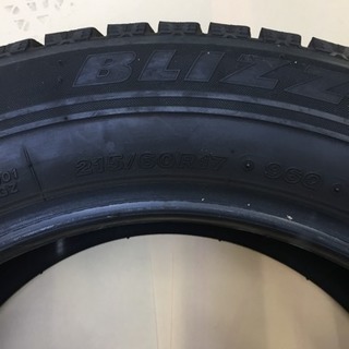 冬タイヤ BSレボGZ 215/60R17 4本