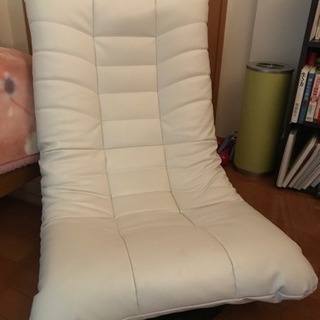 <<白色>> 合成皮革の座椅子