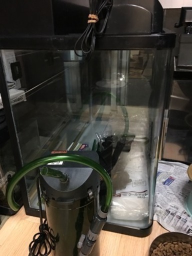 90cm×45cm高さ60cm 水槽 曲げガラス