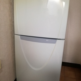 【引取限定で差し上げます】２００６年製　LG　２ドア冷蔵庫　90L