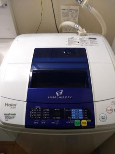 Haier(ハイアール)　洗濯機（JW-K50FE　2014年）