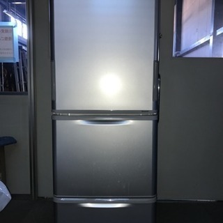 シャープ 350L 3ドア冷蔵庫（シルバー系）SHARP どっちもドア SJ-WA35Y-S