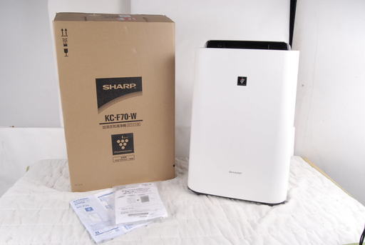 SHARP シャープ 加湿 空気清浄機 KC-F70-W  PM2.5 プラズマクラスター