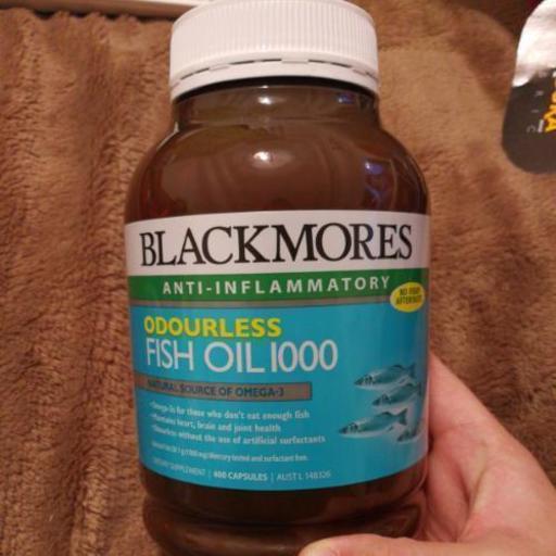 【新品未開封】豪州産BLACKMORE FISH OIL 400粒