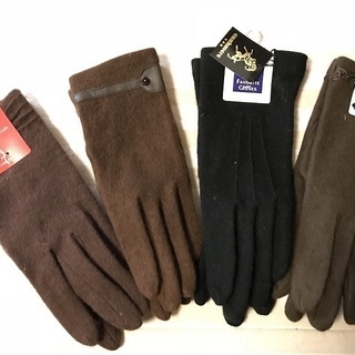 ウール手袋（婦人用)【新品・未使用】４点セット