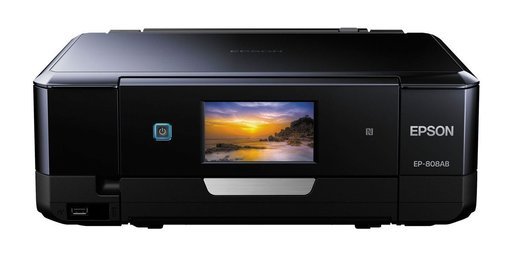 EPSON プリンター インクジェット複合機 カラリオ EP-808AB ブラック
