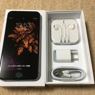 美品】iPhone6 64GB docomo スペースグレイ