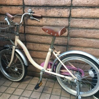 女の子用自転車です！
