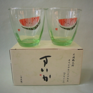 片岡鶴太郎オリジナルペアグラス