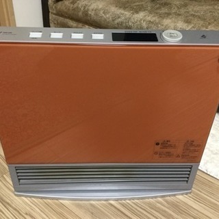 ガスファンヒーター オレンジ プロパンガス ガラストップ
