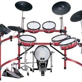 TD-10 EXPANDED SYSTEM RED with V-Cymbal