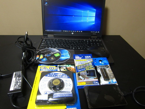 超美品★HP ProBook 6570b 最新Win10 高性能i5 3210M 大容量320GB 大画面液晶 DVD作成 Office2016搭載 おまけ多数 　ノートパソコン
