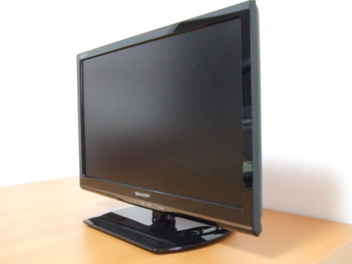 (終了）シャープ アクオス テレビ 19型 外付HDD対応・地上・BS・CS・LEDバックライトを備えたハイビジョン液晶TV