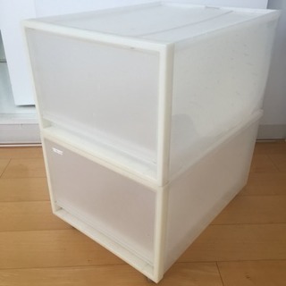 【美品】無印良品 引き出し タイヤ付き