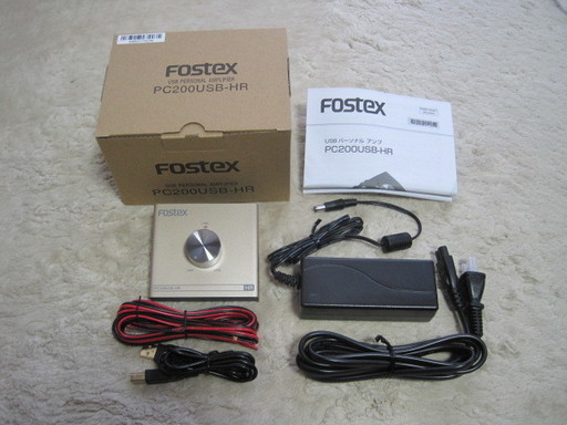 FOSTEX パーソナルアンプ　PC200USBーHR シャンパンゴールド