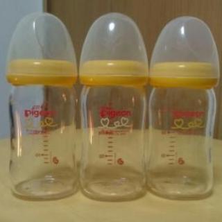 母乳実感 耐熱ガラス製 哺乳瓶 160ml ピジョン