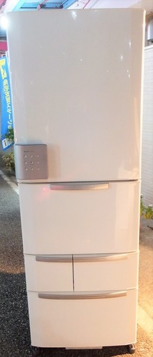 ☆三洋電機 SANYO SR-HS37G 365L 5ドアノンフロン冷凍冷蔵庫◆クールカーテンジェット機能搭載
