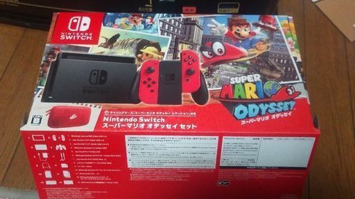 【中古】　任天堂switch　スーパーマリオオデッセイセット
