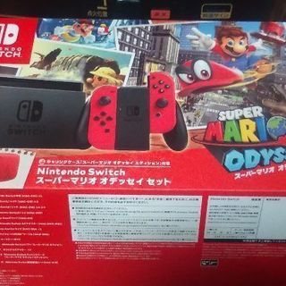 【中古】　任天堂switch　スーパーマリオオデッセイセット