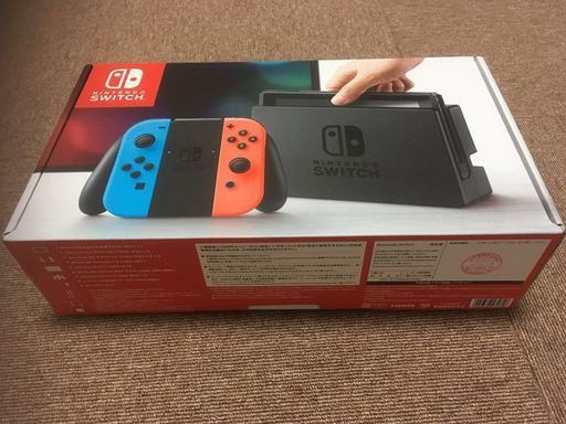 新品未開封　ニンテンドースイッチ　ブルー　レッド　Nintendo　Switch　発送ＯＫ