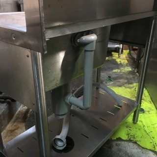 マルゼン 一槽水切付シンク 水切り位置: 右側 - 調理器具