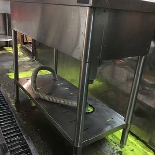マルゼン 一槽水切付シンク 水切り位置: 右側