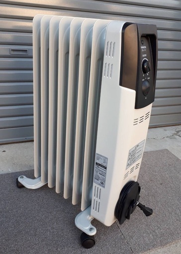 ＜美品＞山善・オイルヒーター・1200w・DO−J12