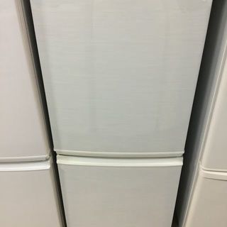 送料無料・設置無料サービス有り】冷蔵庫 SHARP SJ-14X-W 中古