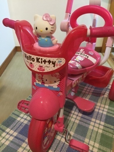 かわいいキティーちゃん三輪車☆美品☆値下