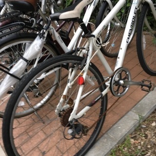 【値段交渉有】シボレー自転車・白 CHEVROLET