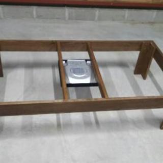 ローテーブル こたつ テーブル 幅広 二枚板 総無垢 ニス インダストリアル風