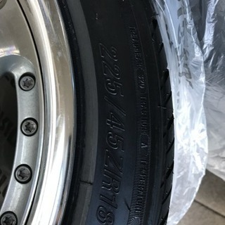 18インチアルミホイール☆中古タイヤ付き
