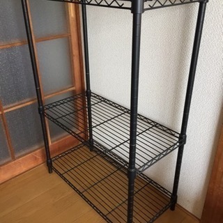 スチールラック 美品 黒