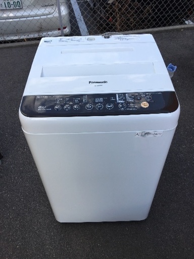 【取付無料】パナソニック 6.0kg 洗濯機 2016年製‼️