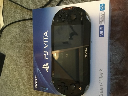 ps vita 本体 2000 カーキブラック (美品)