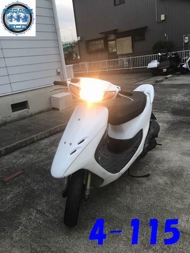 お取引頂きました。☆GARAGE-ECO千音寺☆ライブディオAF35中期ZX白　4-115名古屋市中川区より!!