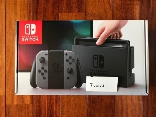 ニンテンドースイッチ グレー 新品 12/14購入 延長保証付