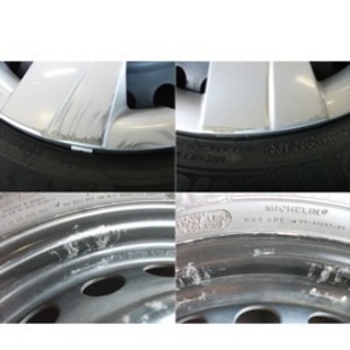 NCP120ラクティス純正5穴+スタッドレス 175/60R16 4本セット