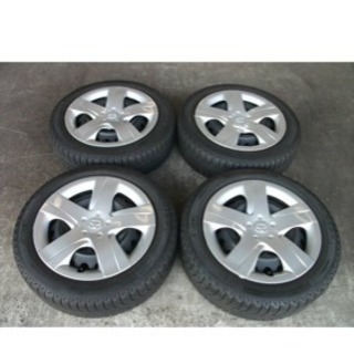 NCP120ラクティス純正5穴+スタッドレス 175/60R16 4本セット