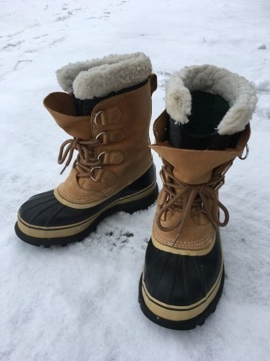 SOREL ソレル カリブー スノーブーツ 24cm 美品 中古