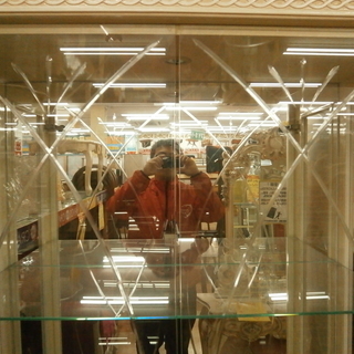 【引取限定】姫家具　ロココ調　大型ガラスショーケース　【小倉南店　大型家具大幅値下げ中！！】