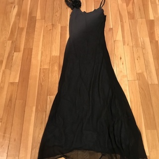 Ｌサイズ　黒のロングドレス　ヨーロッパ製