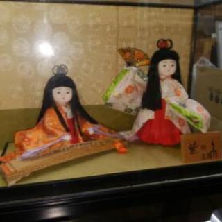 【 期限あり！】 日本人形 お琴と舞子 美品！